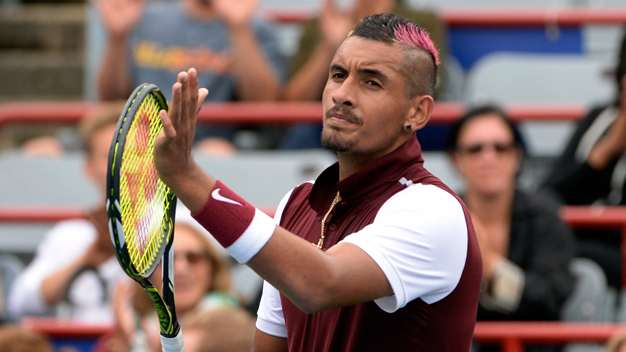 Nick Kyrgios tại Giải Rogers Cup - Ảnh: Reuters