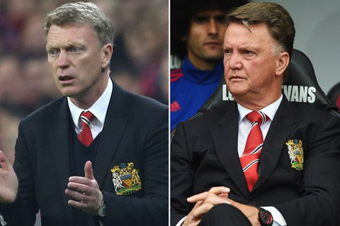 David Moyes, Van Gaal, Man Utd, Premier League, Van Gaal, Manchester United, Ngoai hang Anh