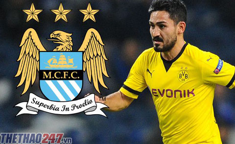 Ilkay Gundogan,Dortmund,Manchester,pep guardiola,man city, ngoại hạng anh