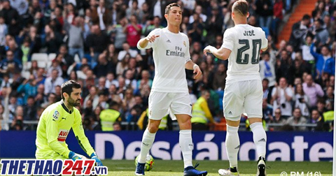 Real 4-0 Eibar, video bàn thắng Real 4-0 Eibar, Cris Ronaldo, Ronaldo lại lập kỷ lục khủng tại La Liga