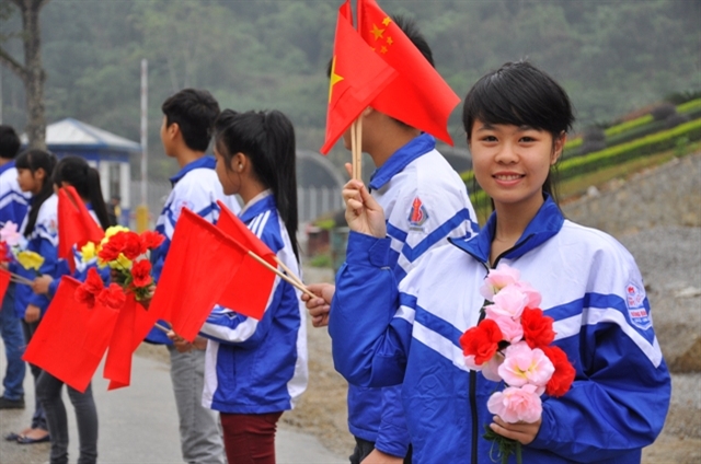 Lễ tiễn đoàn tại cửa khẩu Hữu Nghị, Lạng Sơn