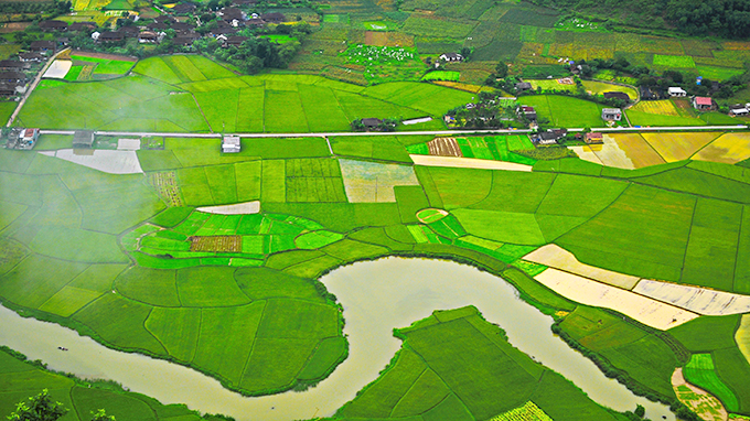 Cảnh vật thật yên bình