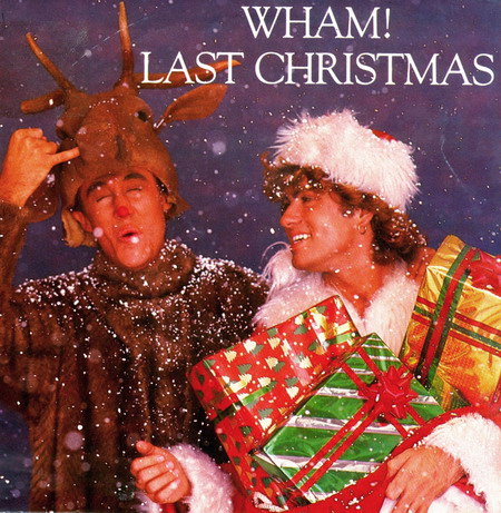 Bìa đĩa đơn "Last Christmas" của nhóm Wham!.