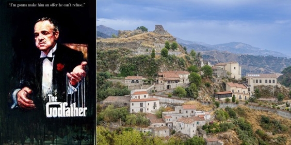 The Godfather (Bố già) - Savoca, Italy: Ngôi làng Sicilia quyến rũ trở thành quê hương của Vito - Corleone - trên phim. Cảnh đám cưới của Michael cũng được quay ở đây.