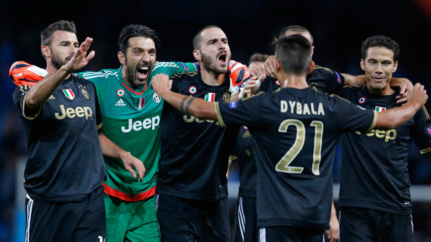 Niềm vui chiến thắng của các cầu thủ Juventus - Ảnh: Reuters