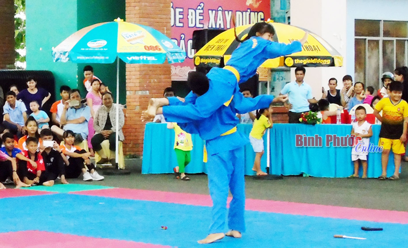 Màn biểu diễn đẹp mắt của vận động viên võ Vovinam