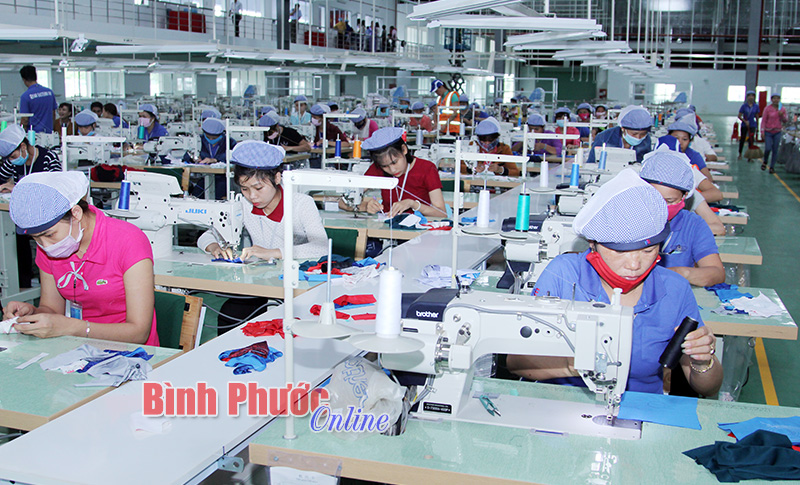 Xưởng sản xuất của Công ty TNHH New Apparel Par Eastern Việt Nam, Khu công nghiệp Bắc Đồng Phú (Đồng Phú) - Ảnh: S.H