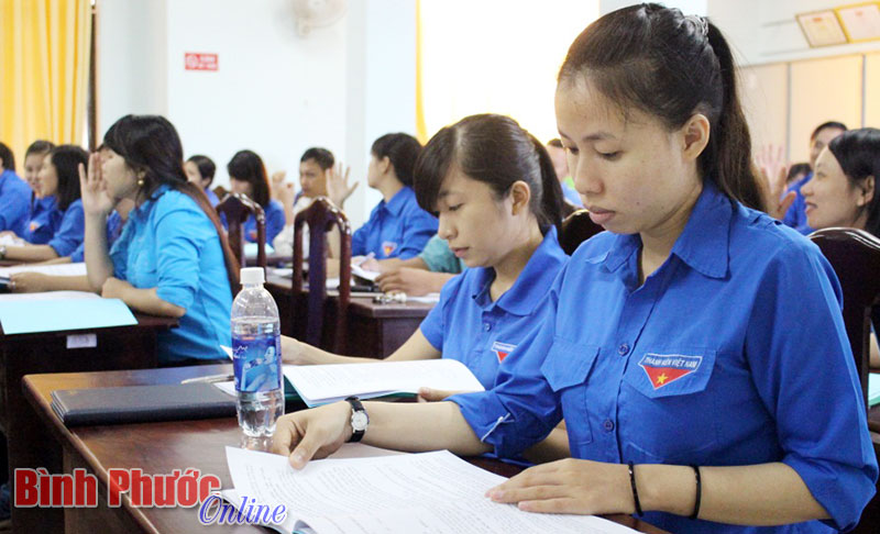 Học viên dự lớp tập huấn