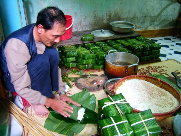 Image result for bánh chưng tranh khúc