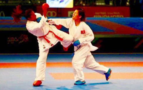 nguyen thi ngoan gianh hcv the gioi dau tien cho karatedo viet nam hinh 1