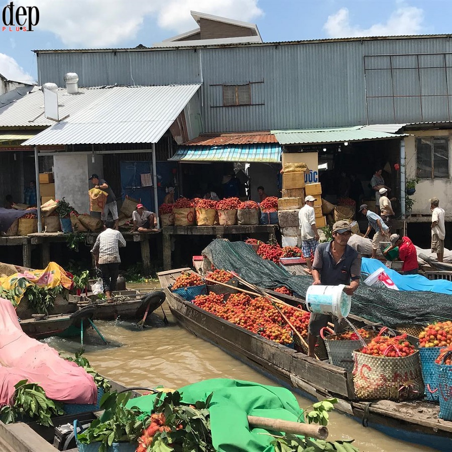 Ngày Tết ghé thăm chợ nổi miền Tây