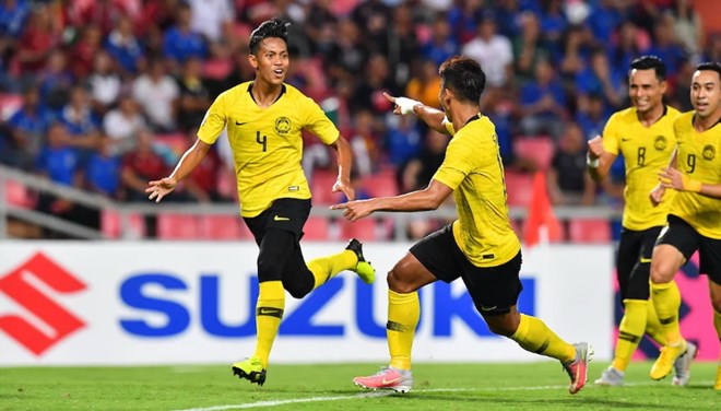 ...nhưng chỉ 6 phút sau Syahmi Safari đã giúp Malaysia gỡ hòa 1-1 bằng một siêu phẩm sút xa.