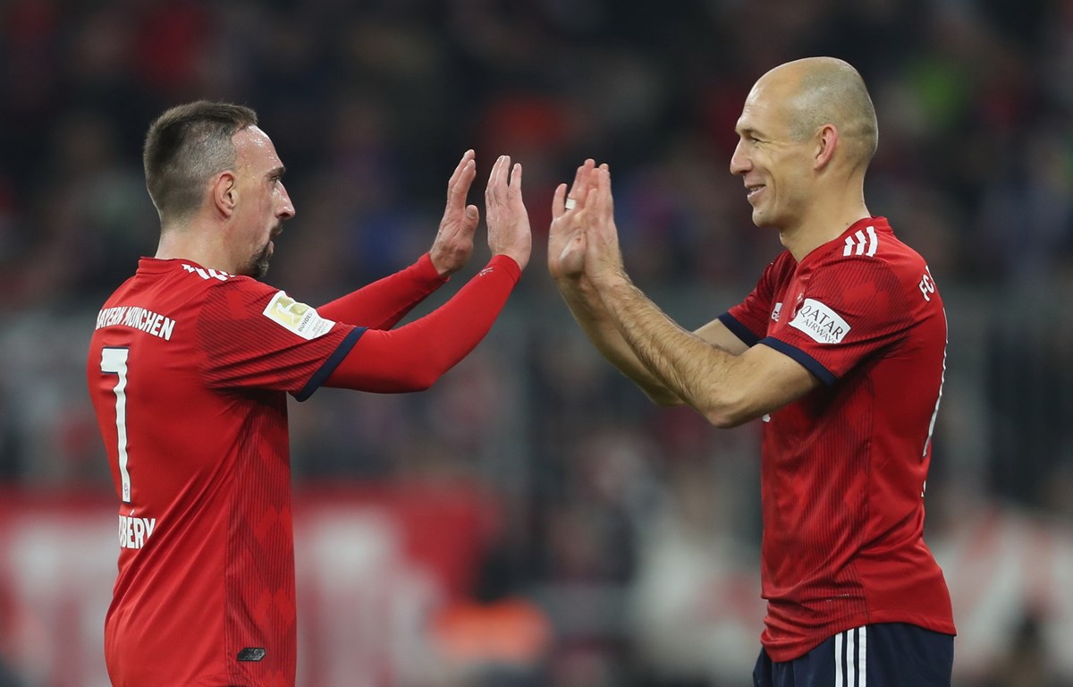 Robben và Ribery. (Nguồn: Getty Images)