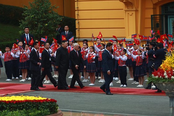 Lễ đón chính thức Chủ tịch Triều Tiên Kim Jong-un ảnh 3