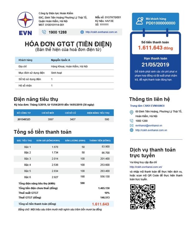 Phat dong binh chon mau hoa don tien dien moi de kiem tra, giam sat hinh anh 5