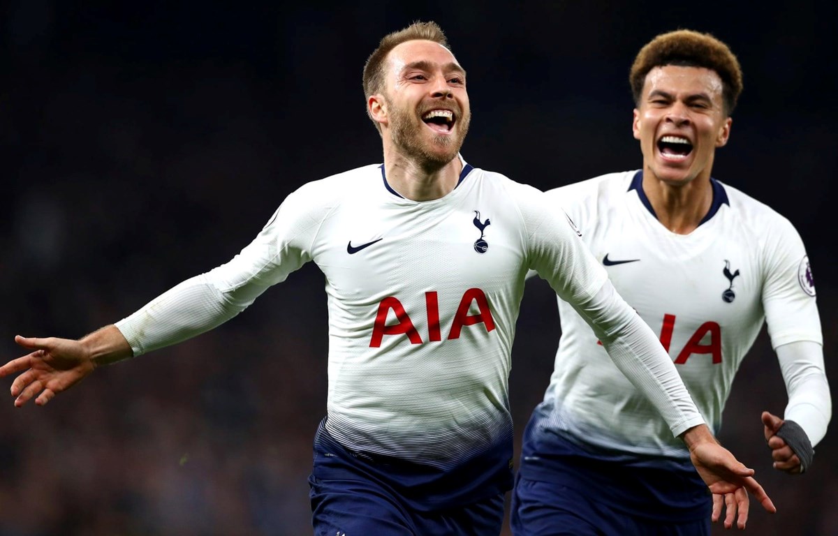 Eriksen mang chiến thắng về cho Tottenham. (Nguồn: Getty Images)