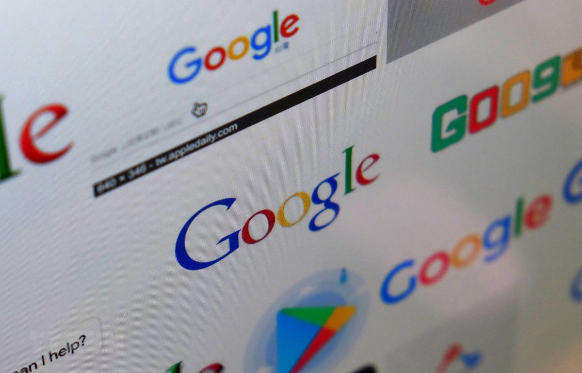 Biểu tượng của Google. (Ảnh: AFP/TTXVN)