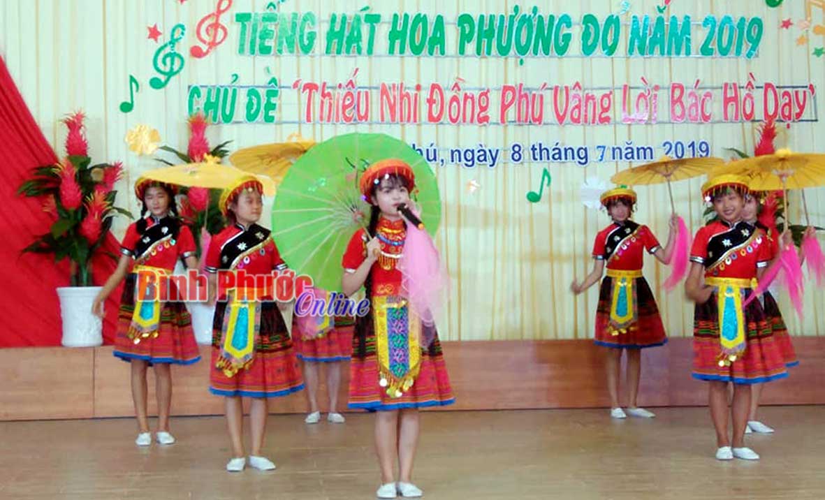 Một tiết mục văn nghệ tại hội diễn