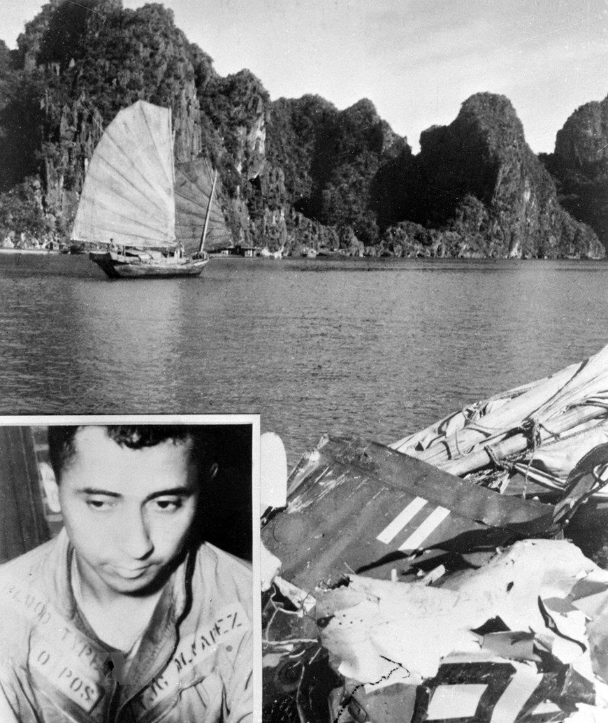  Trung úy Hải quân Mỹ Everett Alvarez, phi công lái máy bay phản lực A4D, bị bắt ngày 5/8/1964 tại Quảng Ninh. (Ảnh: TTXVN)