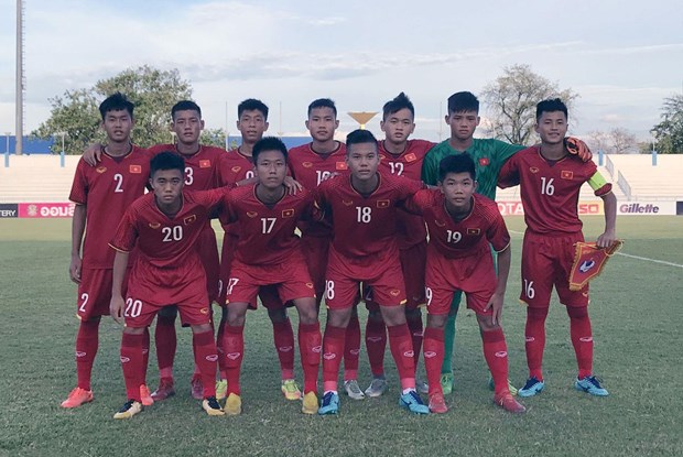 Viet Nam co chien thang dau tay tai giai U15 Dong Nam A 2019 hinh anh 1