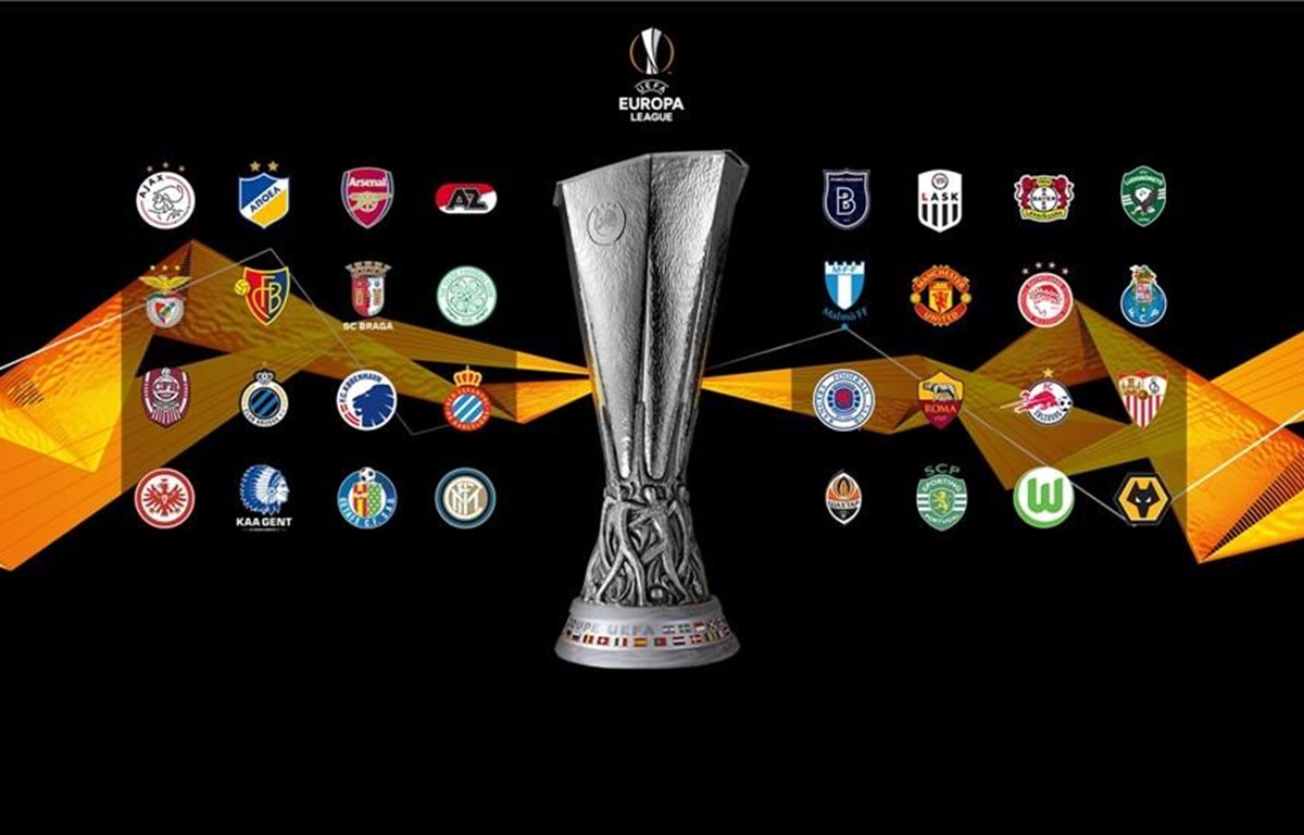 32 đội góp mặt ở vòng 1/16 Europa League. (Nguồn: UEFA)