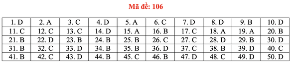 Gợi ý bài giải môn toán thi tốt nghiệp THPT 2020 - đủ 24 mã đề - Ảnh 11.