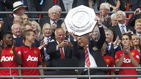 M.U khởi đầu mùa giải bằng việc đoạt Community Shield. AFP